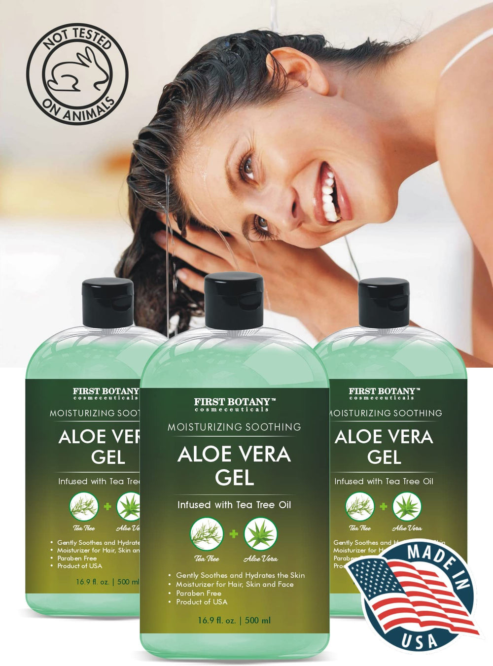 First Botany Aloe Tea Tree Gel for cuts and bites soothing