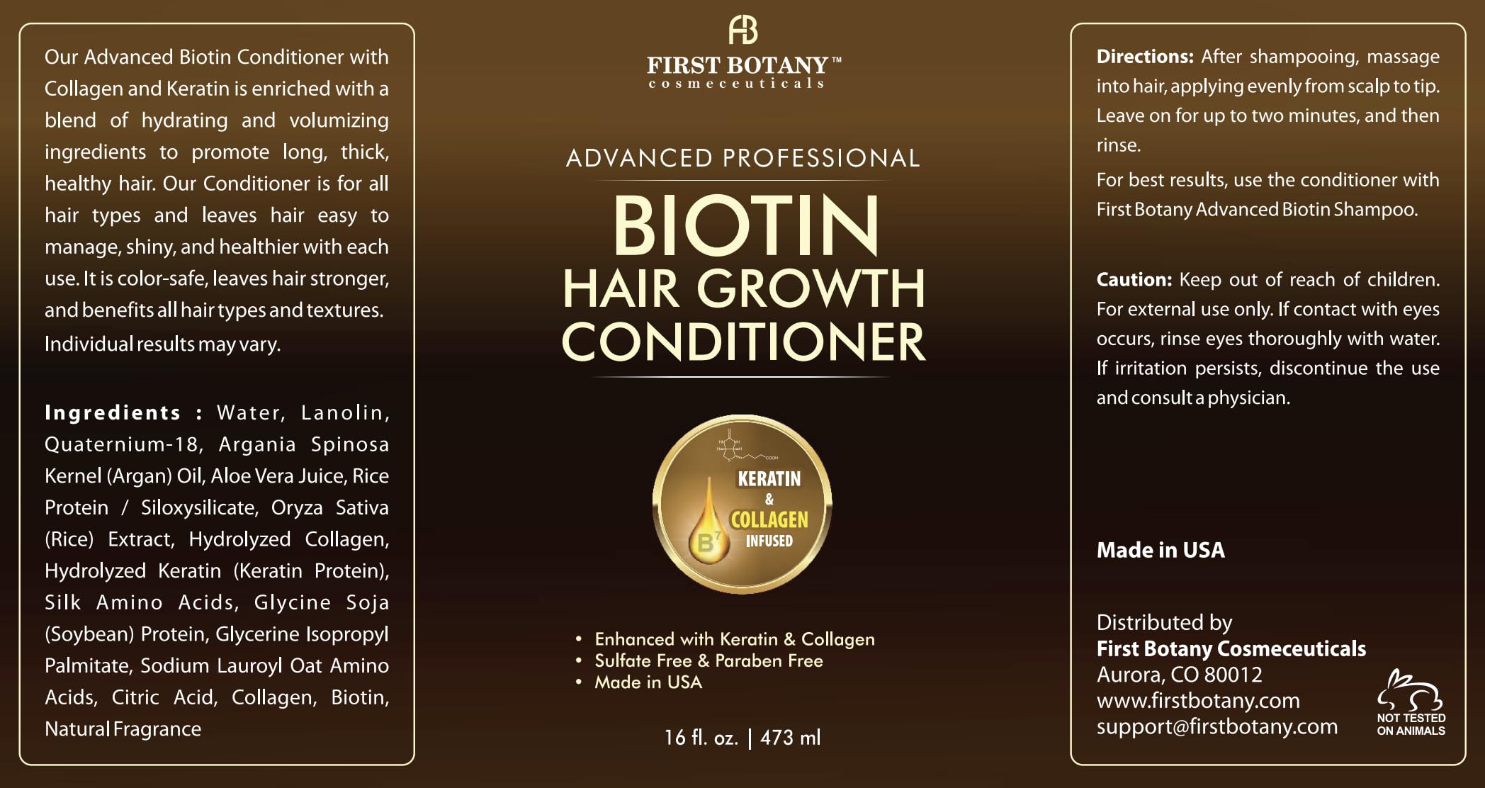 First Botany Biotin Hair Growth results after use show healthier shine
