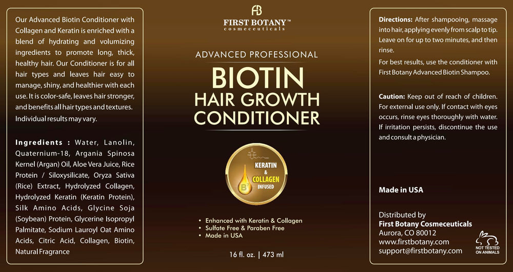 First Botany Biotin Hair Growth results after use show healthier shine