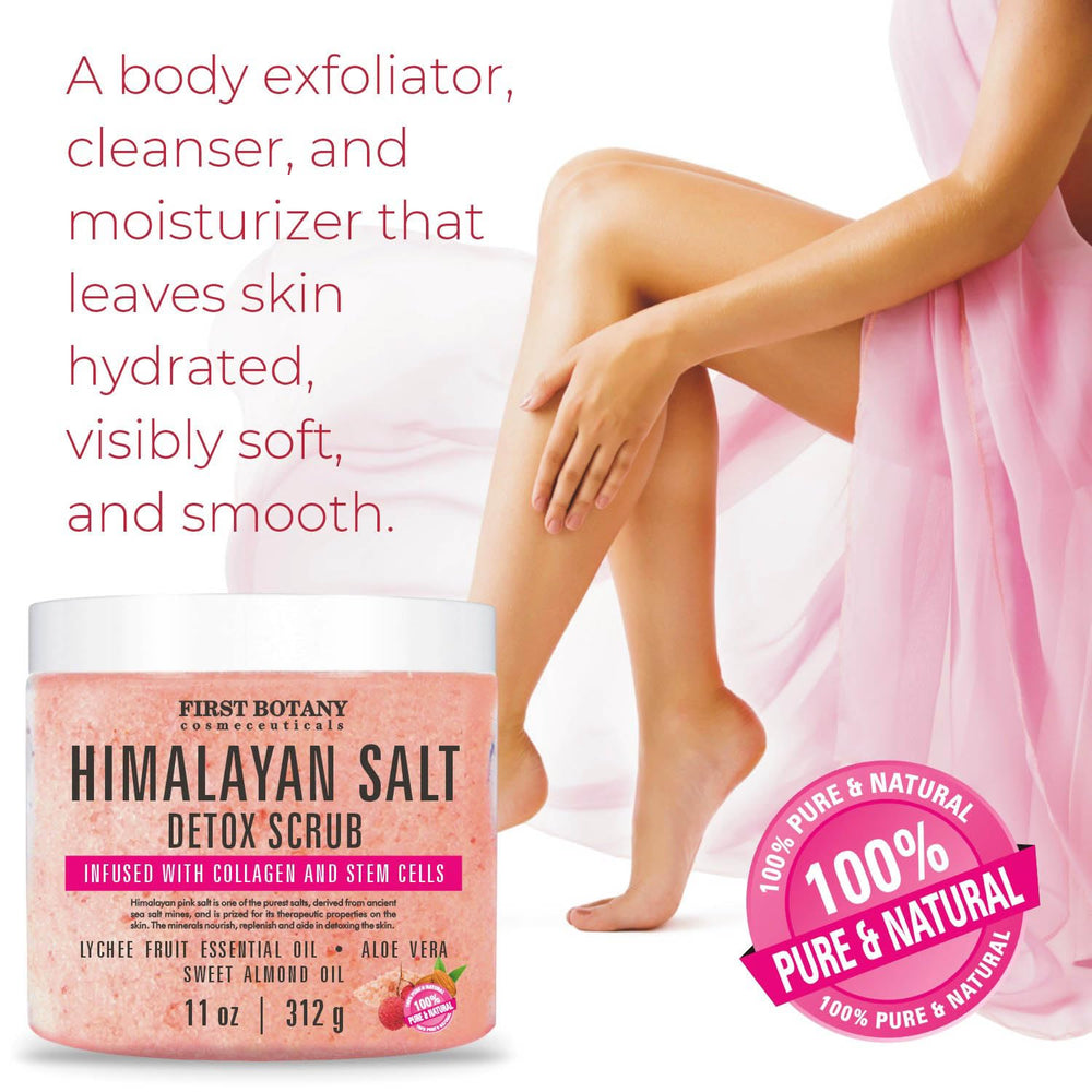 First Botany Body Scrub use in routine – versatile exfoliation and moisturizing step.