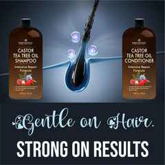 First Botany Castor Tea Tree Conditioner bottle delivering deep hydration