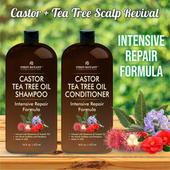 First Botany sulfate-free packaging highlighting color-treated hair compatibility