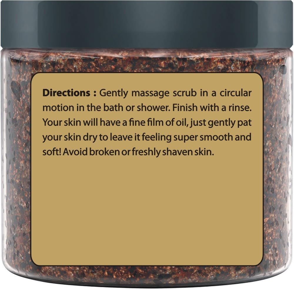 First Botany coffee scrub shea butter-rich formula for smooth skin