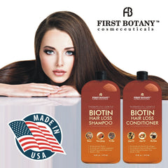 First Botany hair-growth conditioner bottle — detangling and smoothness for all hair types.