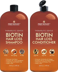 First Botany hair-growth shampoo bottle — daily nourishing cleanse for healthier scalp.