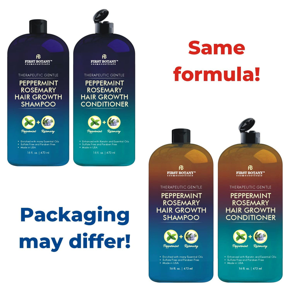 First Botany hair regrowth set packaging image illustrating complete daily care system