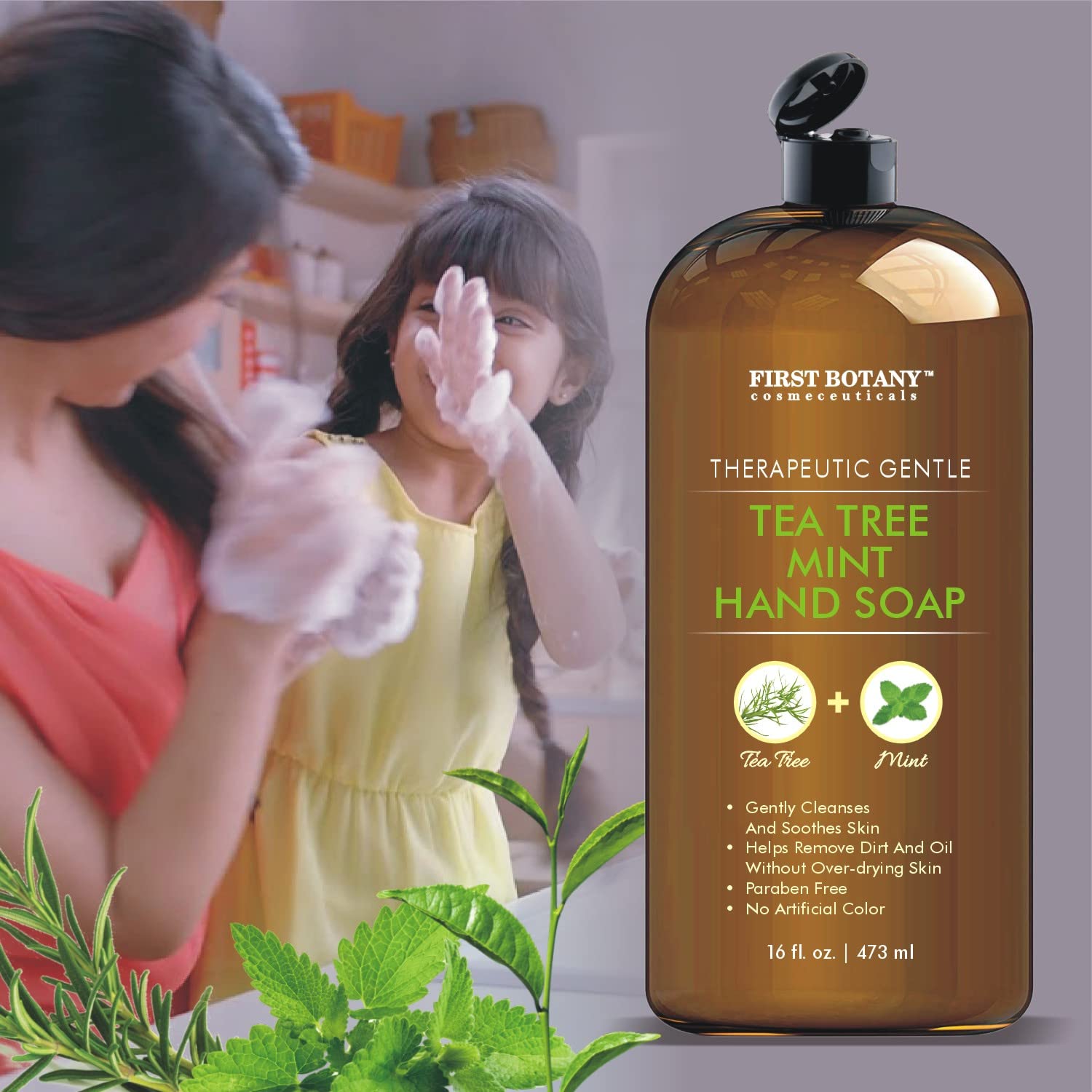 First Botany Jojoba oil droplets emphasize skin-softening moisture