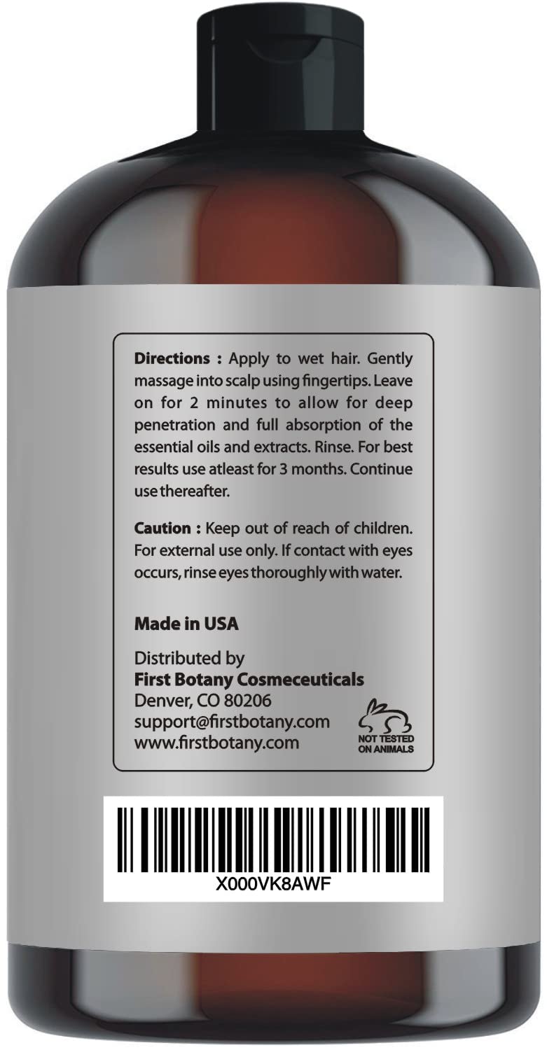 First Botany formula uses niacin to support scalp circulation.