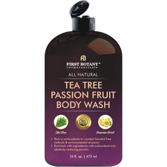 First Botany Passion Fruit Body Wash bottle with rich lather for refreshing cleanse.