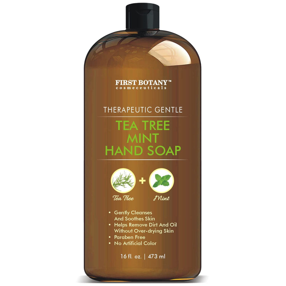 First Botany Tea Tree Mint Hand Soap bottle for refreshing daily cleansing