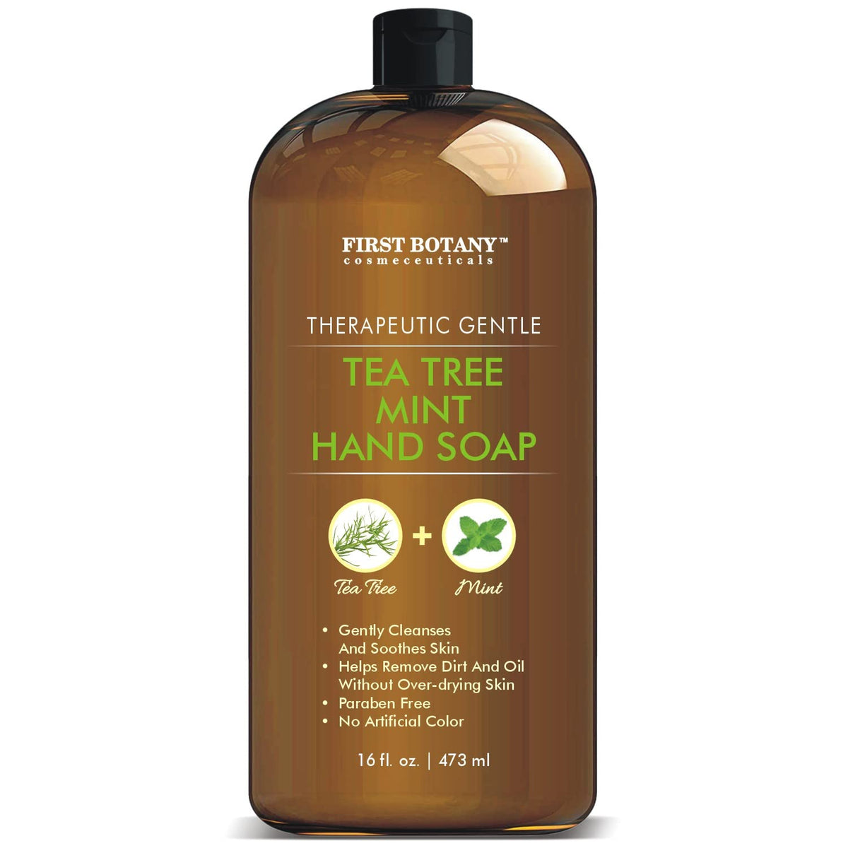 First Botany Tea Tree Mint Hand Soap bottle for refreshing daily cleansing