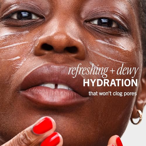 First Aid Beauty Hydrating Dewy Gel Cream on face delivering dewy finish without heaviness.