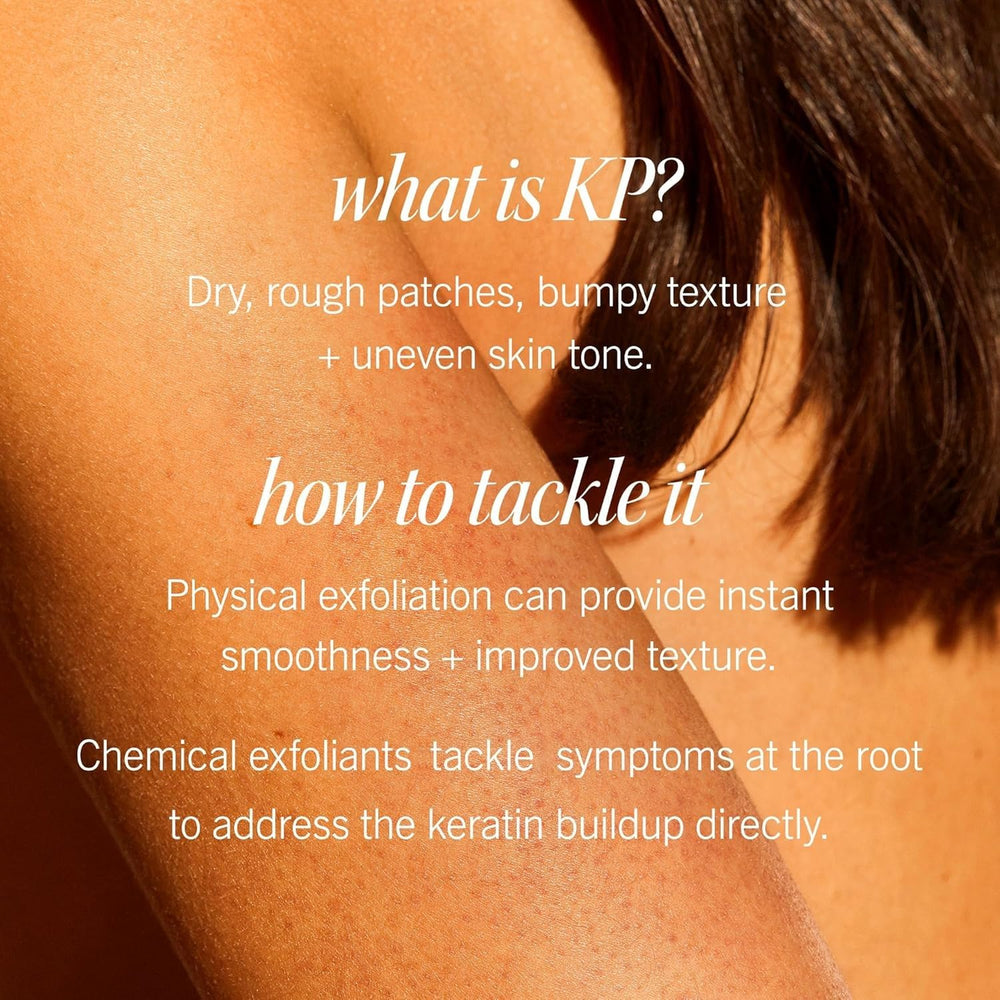 First Aid Beauty KP Bump Eraser texture close-up showing pumice beads for gentle buffing.