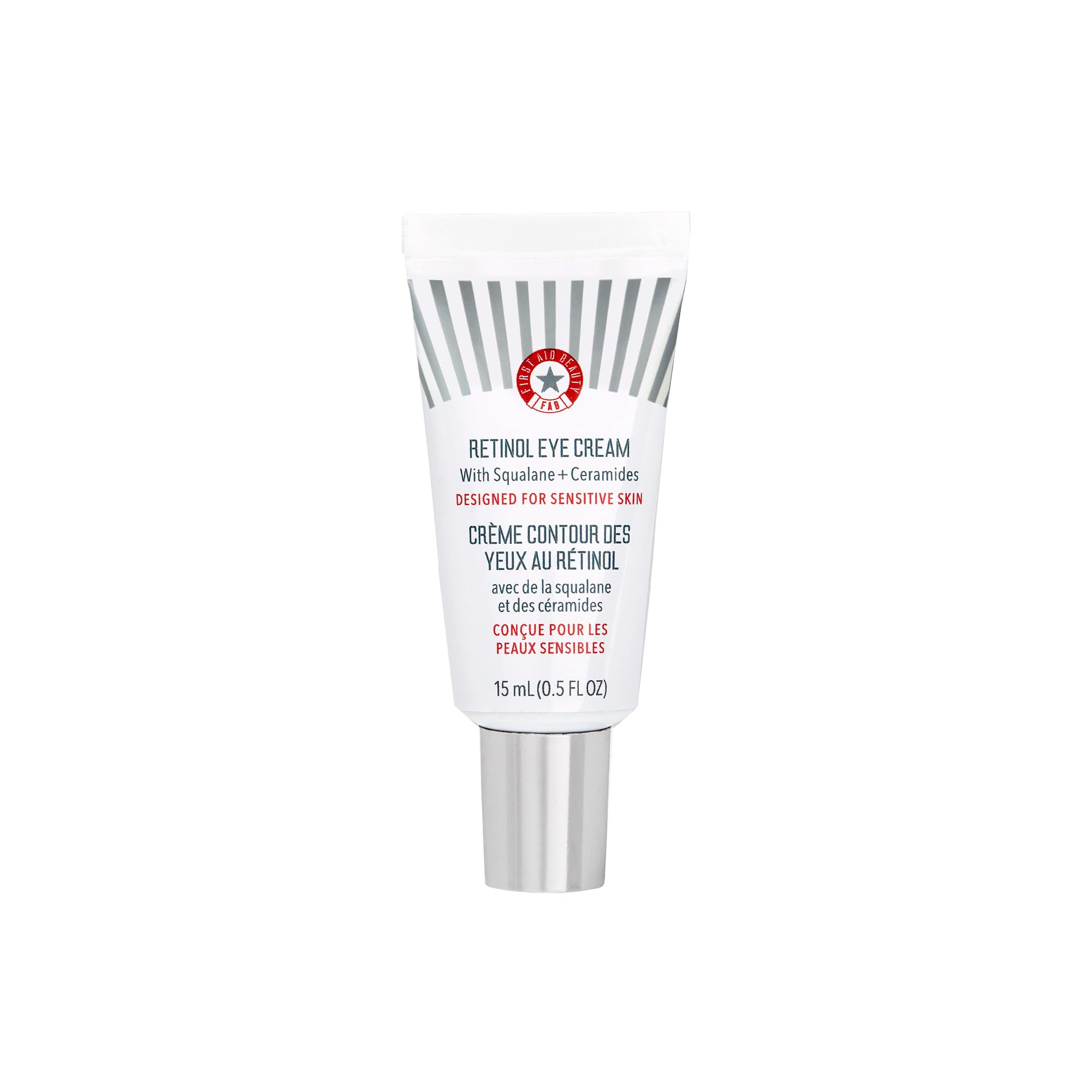 First Aid Beauty Retinol Eye Cream packaging for easy shopping