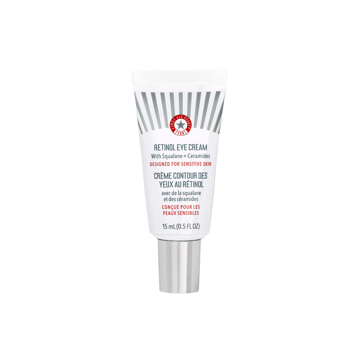 First Aid Beauty Retinol Eye Cream packaging for easy shopping