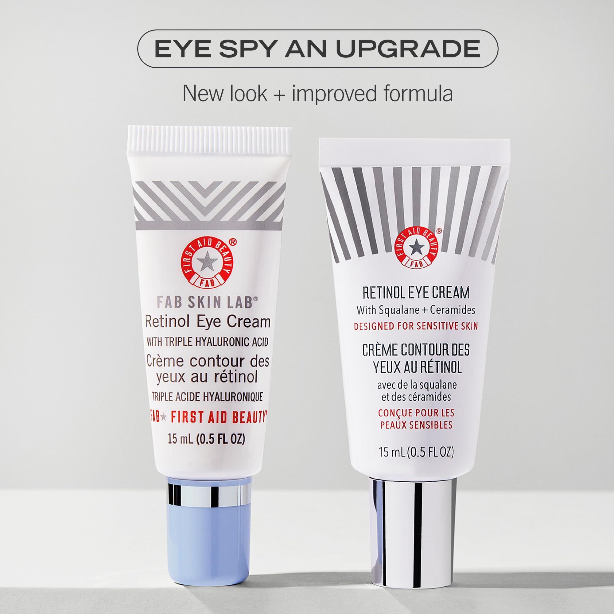 Smooth under-eye skin texture after use