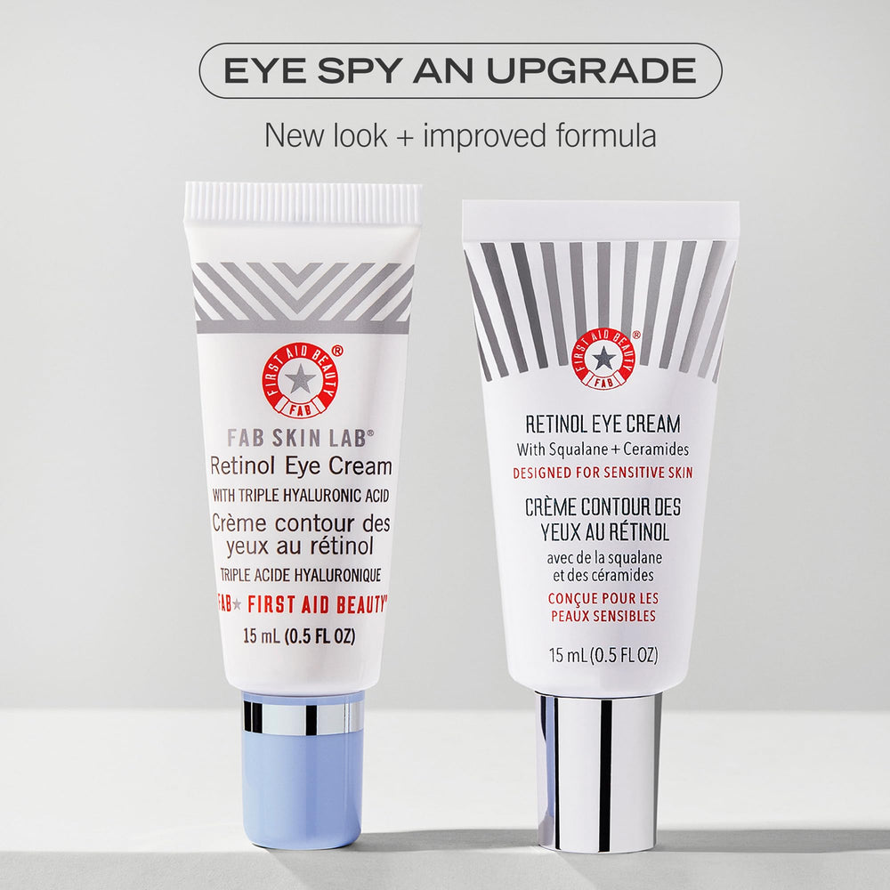Smooth under-eye skin texture after use