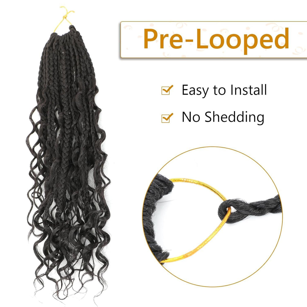 FIRSTCYH HAIR 8-pack boho crochet braids for daily wear and gifting.
