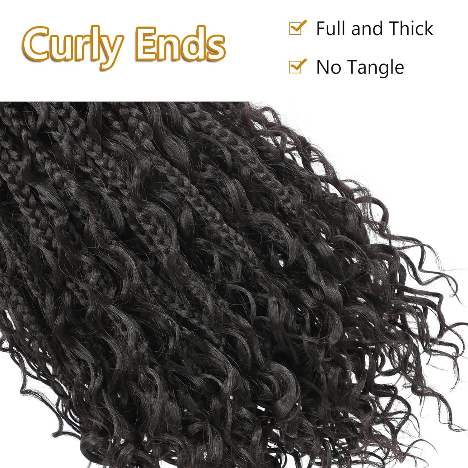FIRSTCYH HAIR Prelooped crochet braids offer quick installation and natural movement.