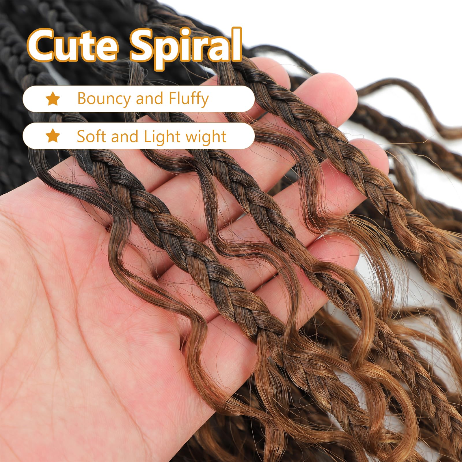 Firstcyh Hair Goddess Box Braids easy-install showcase quick setup.