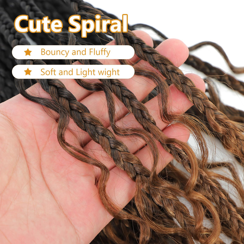 Firstcyh Hair Goddess Box Braids easy-install showcase quick setup.