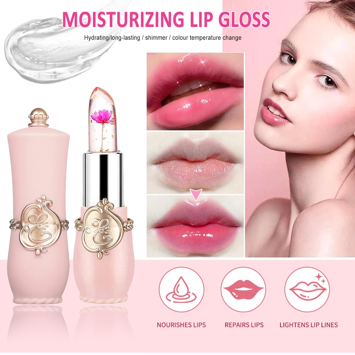 Firstfly flower-infused lip balm adds natural fragrance while moisturizing.