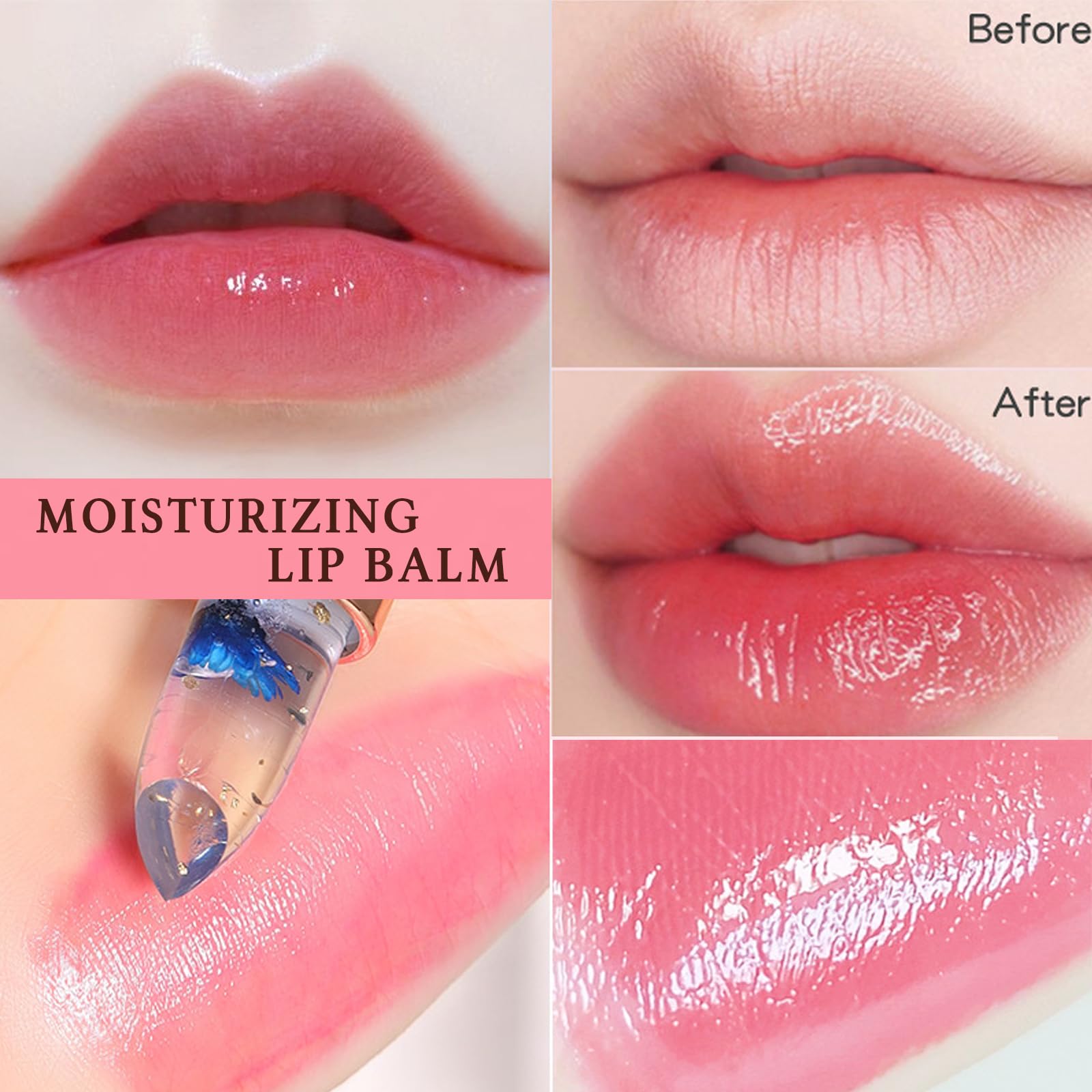 Firstfly labios cambio de color termico, tono único según temperatura.