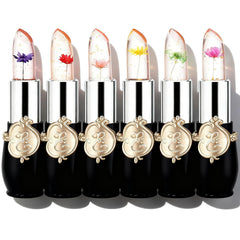 Firstfly pack seis labios gel cristal flor, acabado brillante y cómodo.