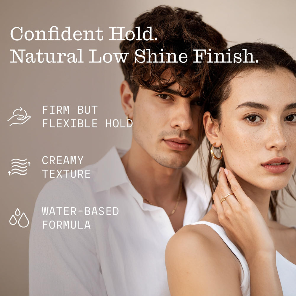 Firsthand Supply pomade on damp hair for smooth, restyleable control.