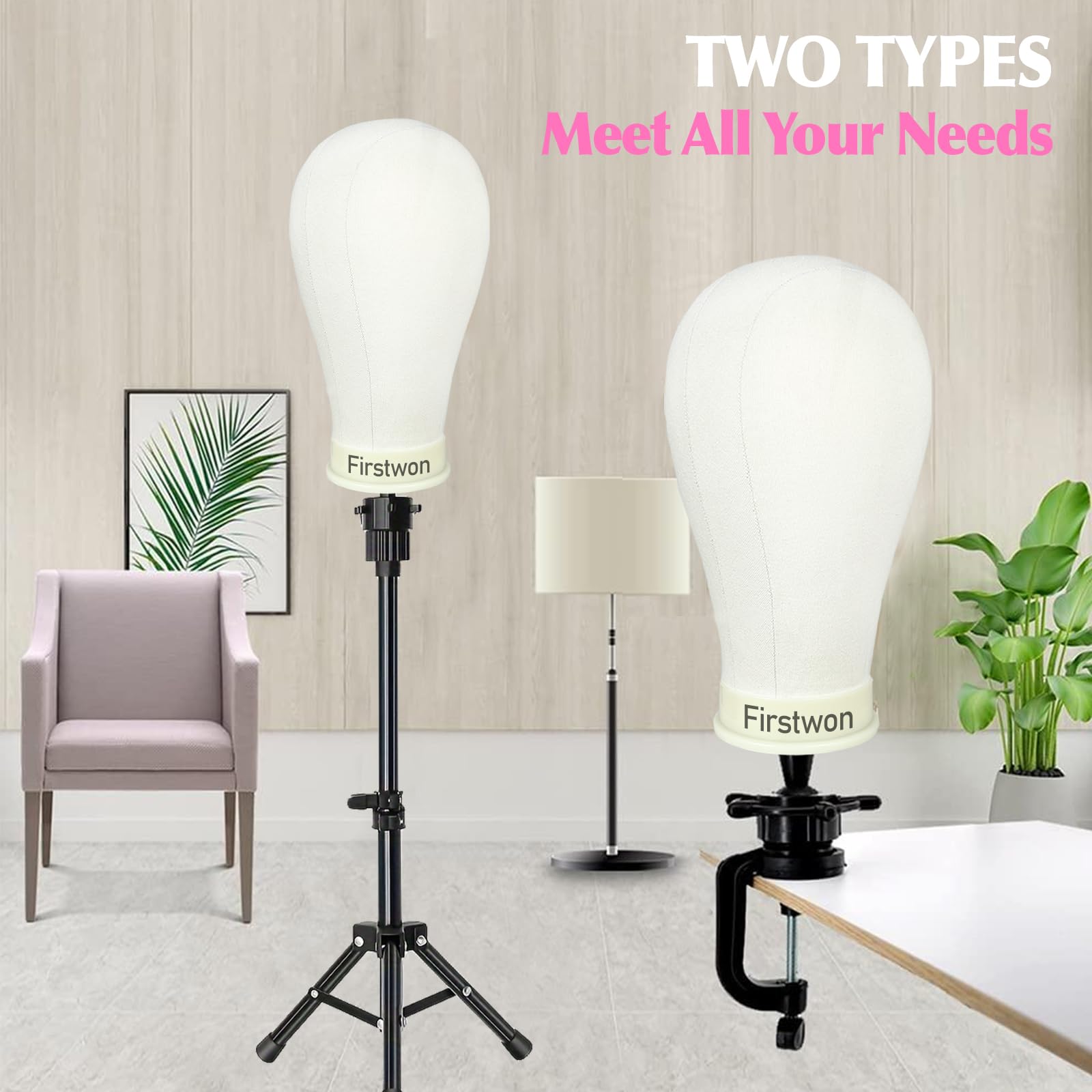 Firstwon table clamp keeps workspace steady for consistent styling.