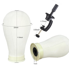 Firstwon wig head tripod stand adjustable height enables ergonomic styling sessions.