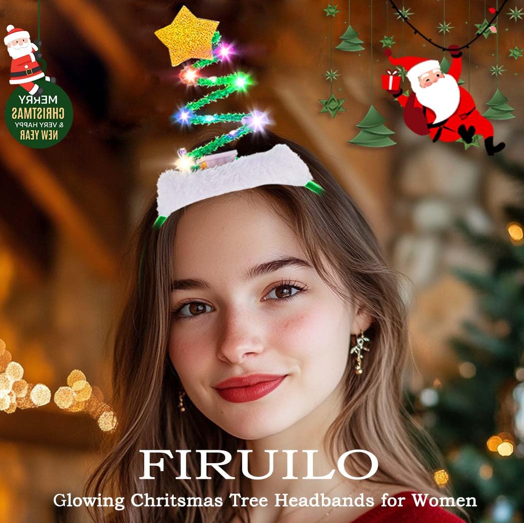 Firuilo light-up headbands with LED star for radiant party styling