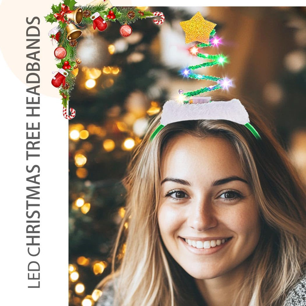 Firuilo women's Christmas headband in soft fabric for comfort