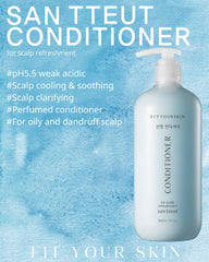 FIT YOUR SKIN SAN TTEUT bottle pour shot highlighting cooling sensation during routine