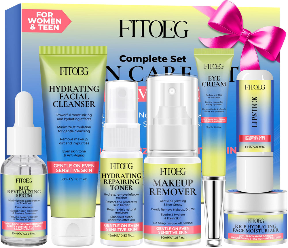 FITOEG teen cleanser pump shows gentle cleansing for refreshed skin.