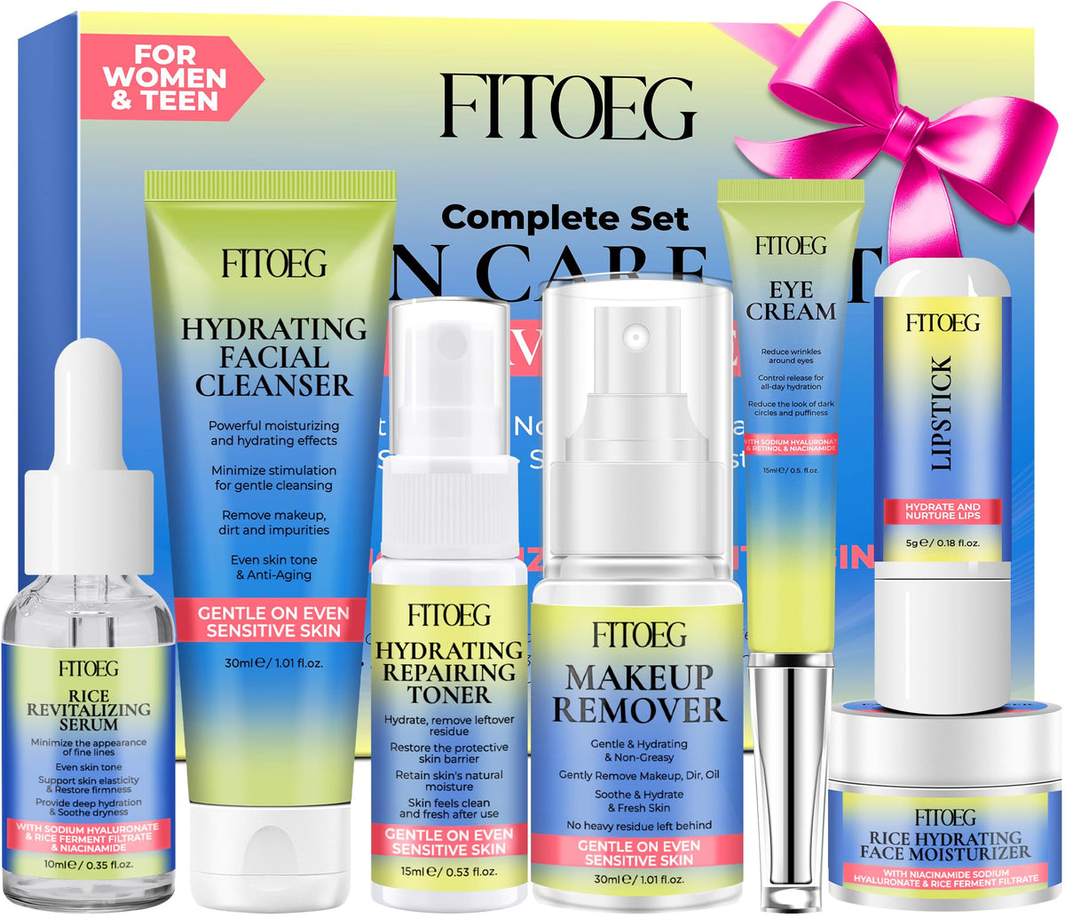 FITOEG teen cleanser pump shows gentle cleansing for refreshed skin.