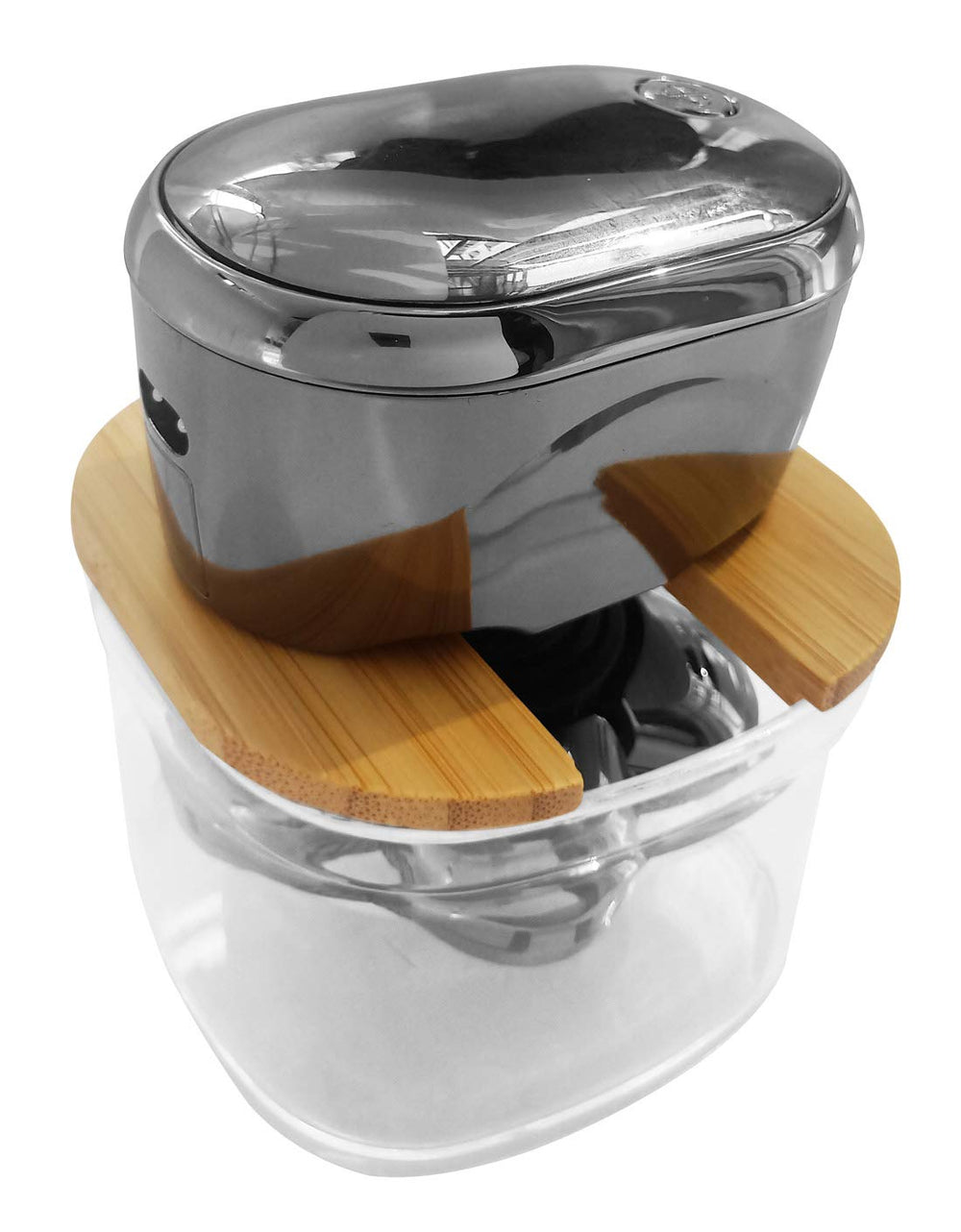FitSan compact stand for quick cleanup and easy storage.
