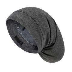 Fittia large satin bonnet protects dreadlocks while sleeping, delivering smooth, frizz-free mornings.