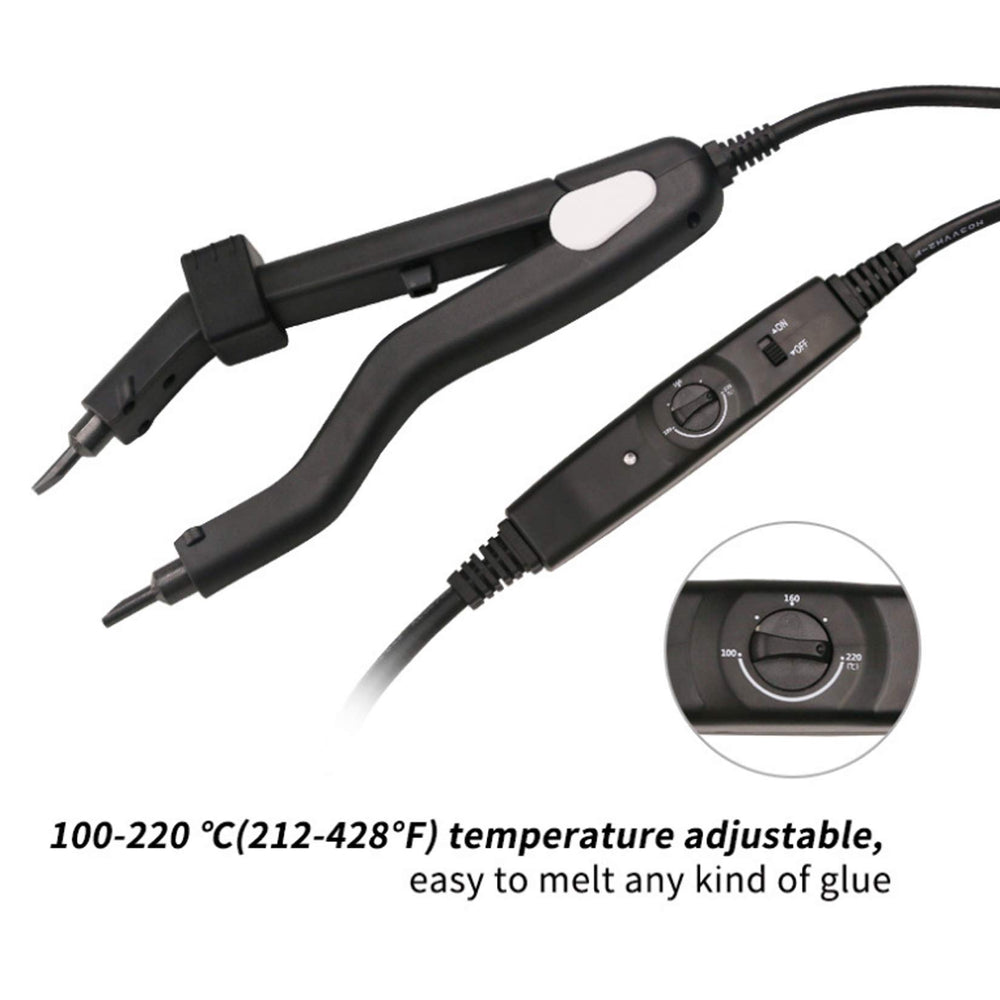 Fiunkes Heat Hair Connector compact design fits in luggage for travel styling.