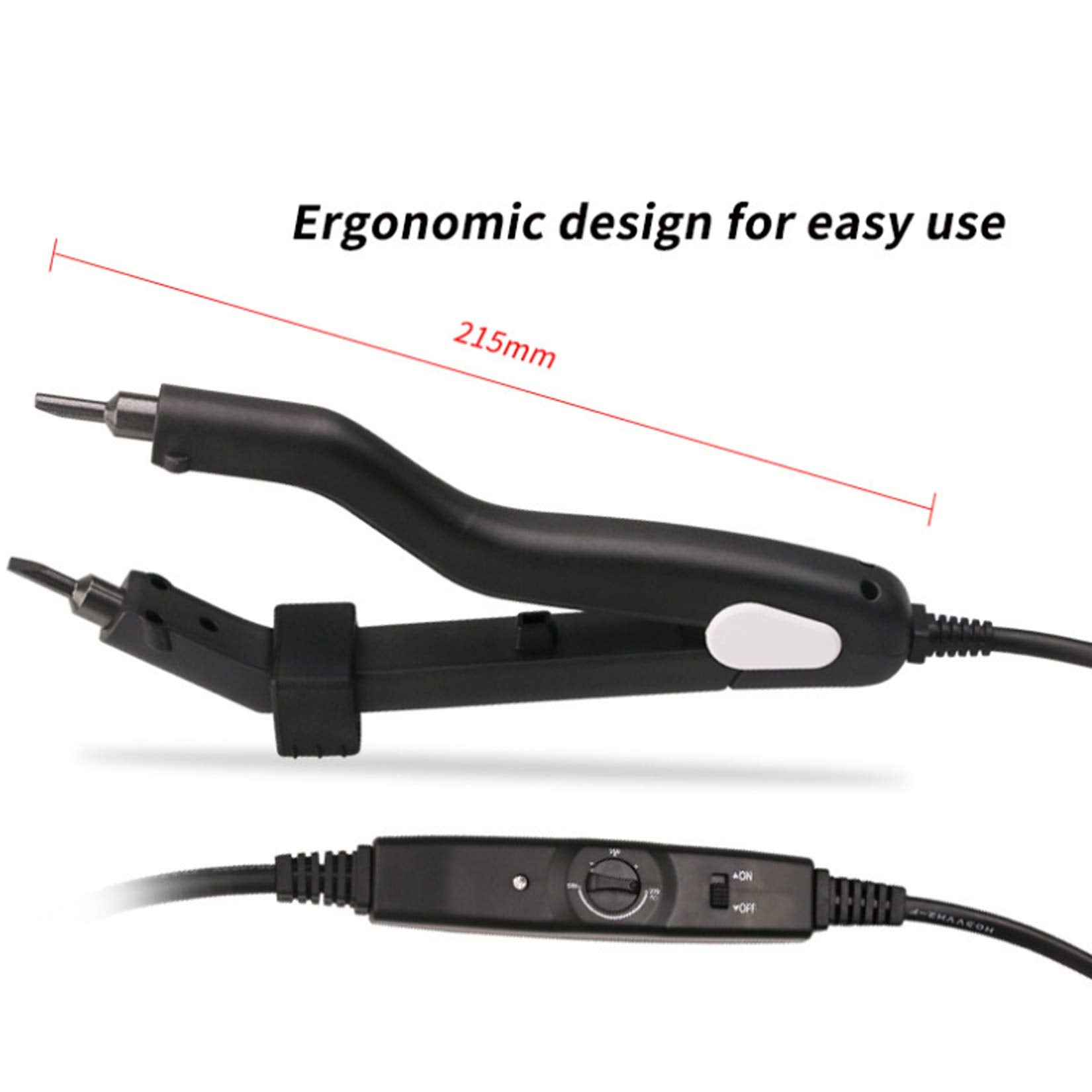 Fiunkes Heat Hair Connector easy-cleaning surface supports quick maintenance after use.
