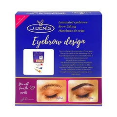 Five Brothers J. Denis lamination kit contents show essential brow tools for precise styling.