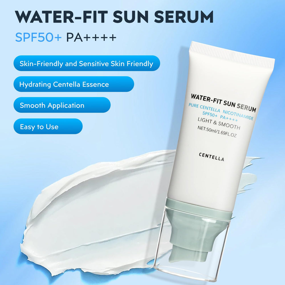 Fivefulu Centella Sunscreen absorbs quickly leaving a non-greasy surface