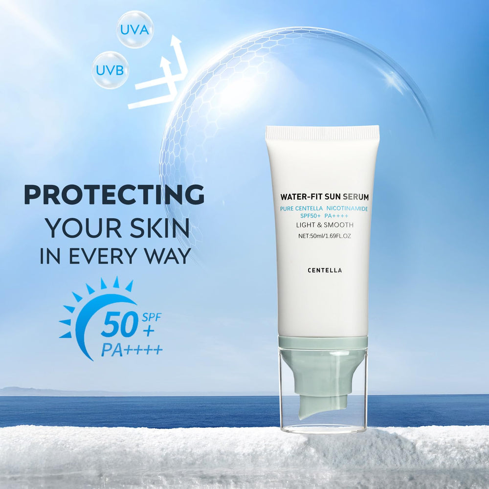 Fivefulu Centella Sunscreen being dispensed for quick absorption