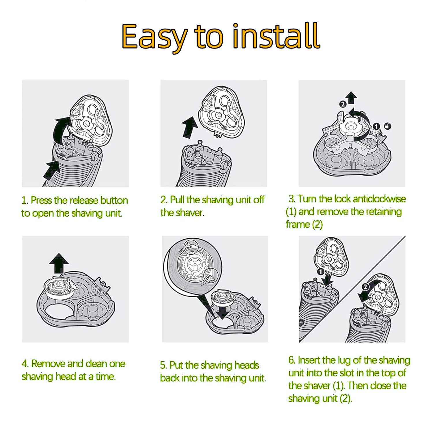 Fivoras SH50/52 heads easy installation demo saves time.