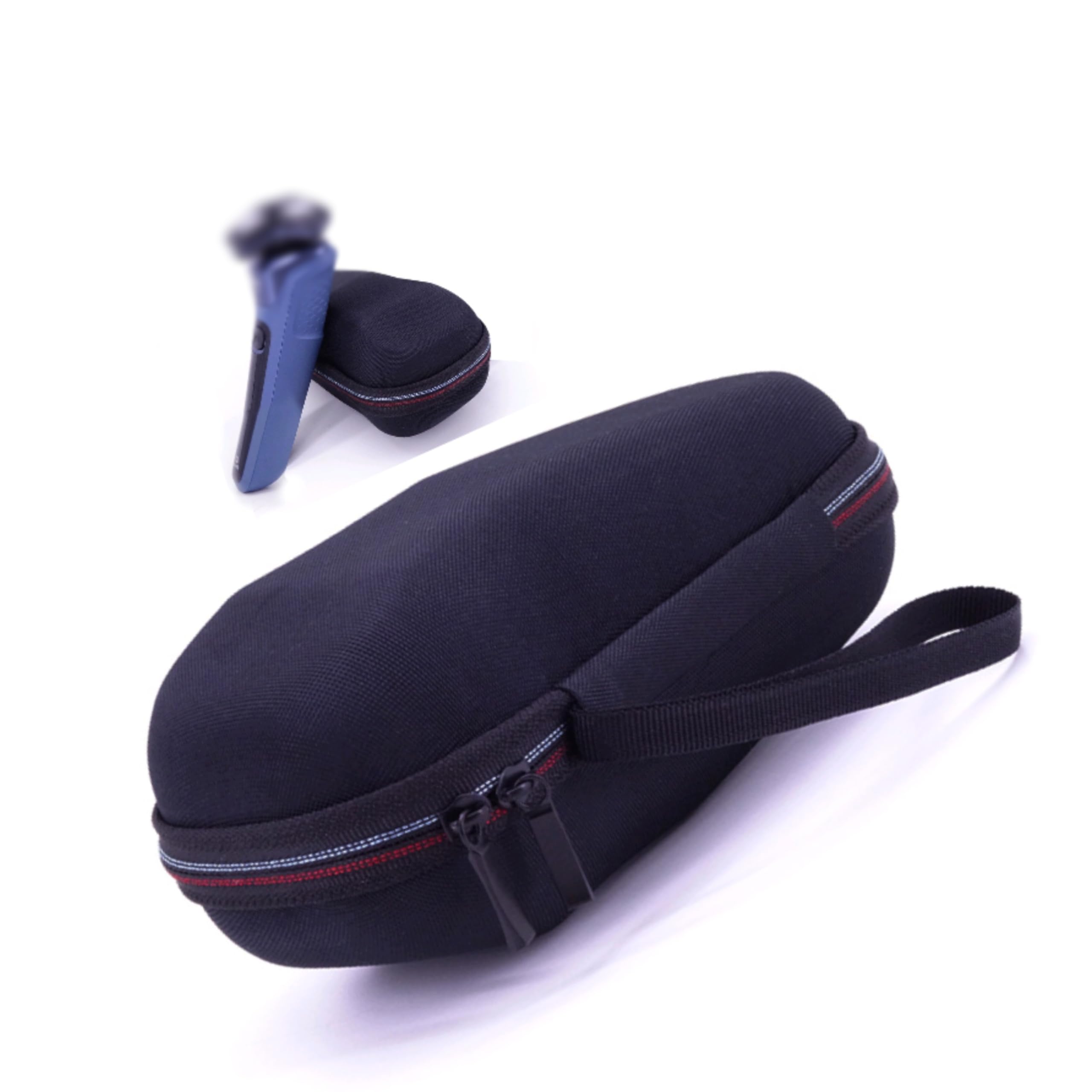 Fivoras razor case mesh pocket keeps accessories organized during travel
