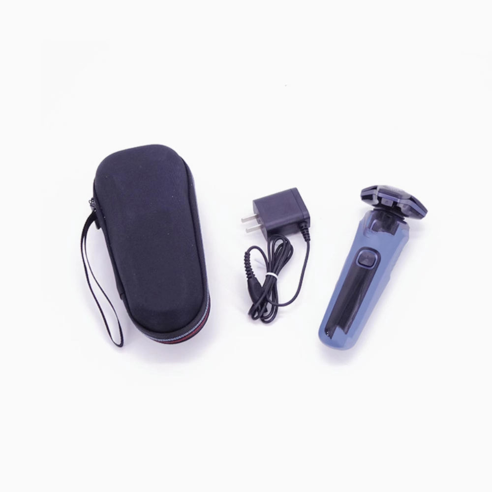 Fivoras razor case fits in a backpack or suitcase for convenient packing