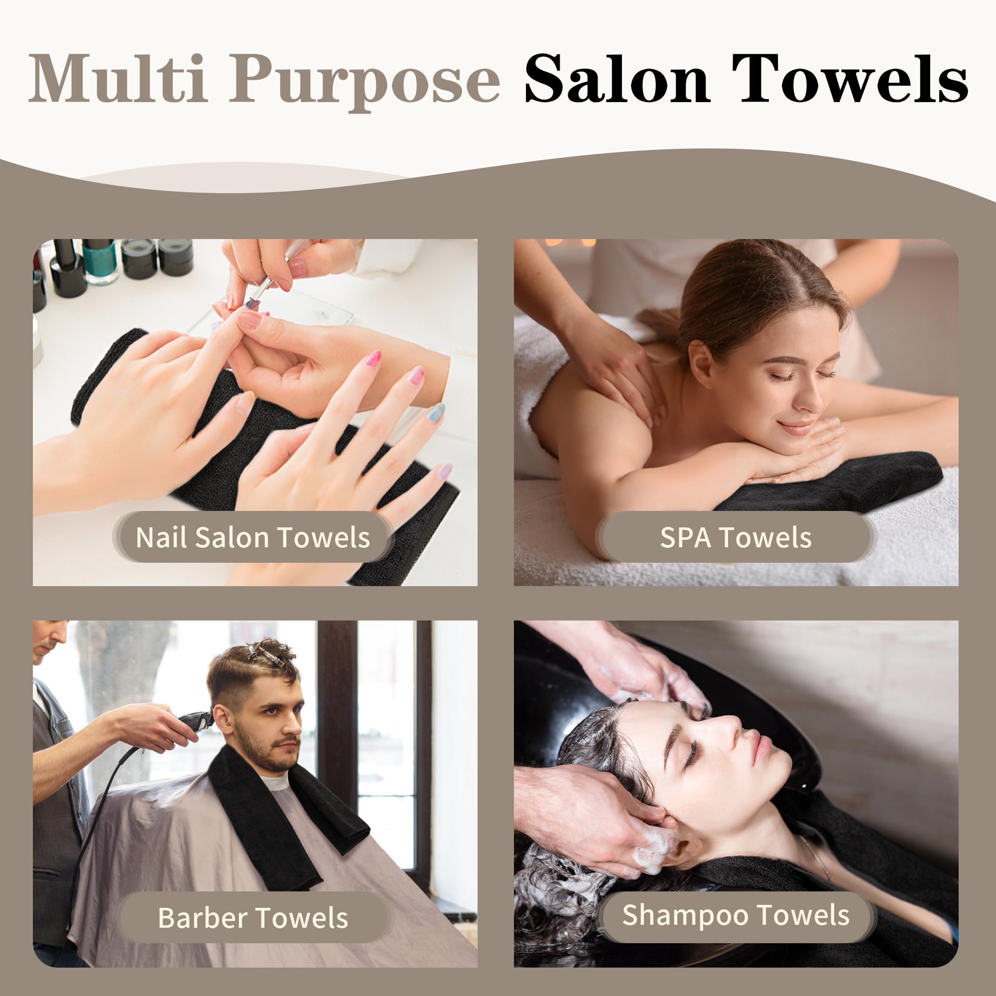 FIXSMITH Salon Towels gym-towel-absorbent ideal for workouts and post-workout routine