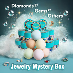 Fizz & Rizz bath bomb necklace inside reveals elegant jewelry for gifting.