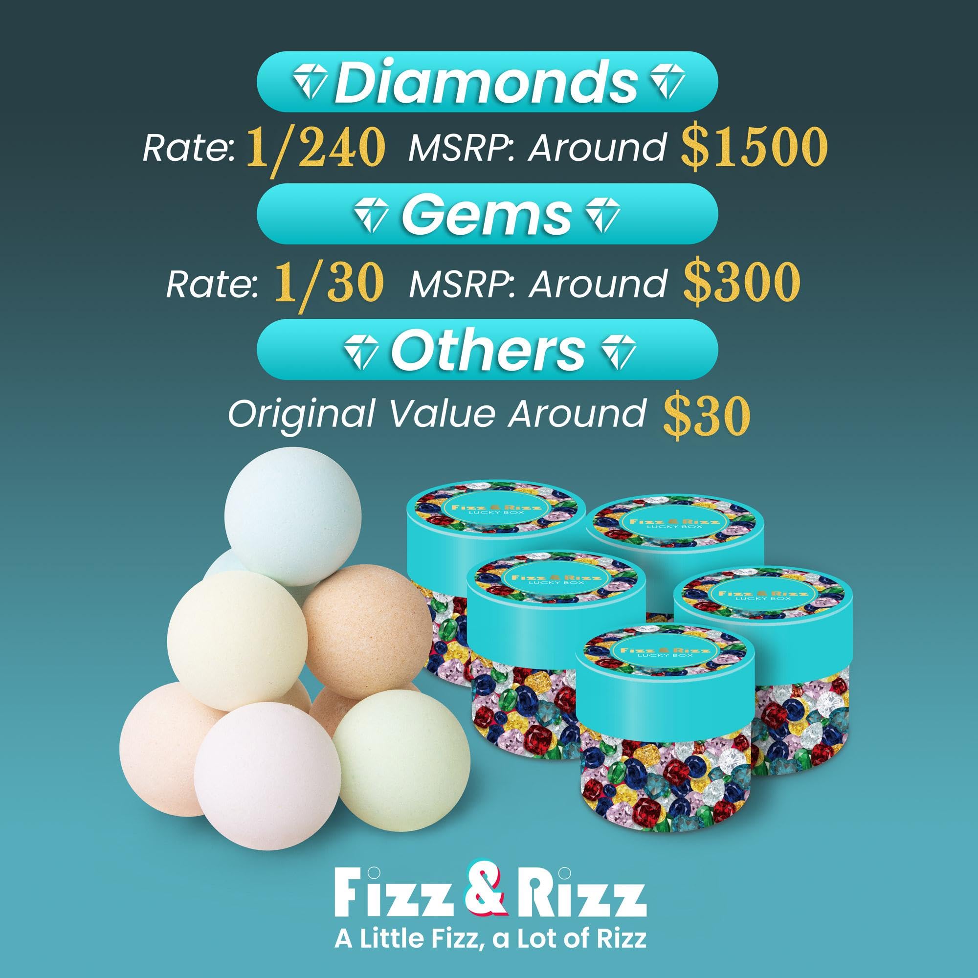 Fizz & Rizz deluxe packaging enhances premium gift experience for loved ones.