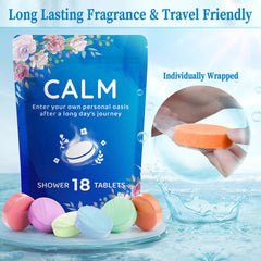 Fizzgarden lavender color packaging showcases calming aroma for shower moments